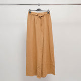 Wide natural linen pants TDM23825