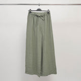 Wide natural linen pants TDM23825