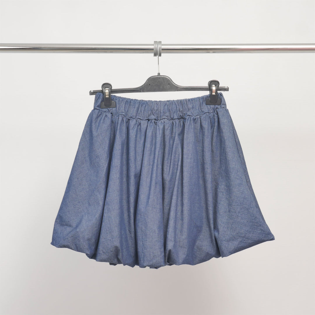 Jupe courte boule en denim léger - TDM10925