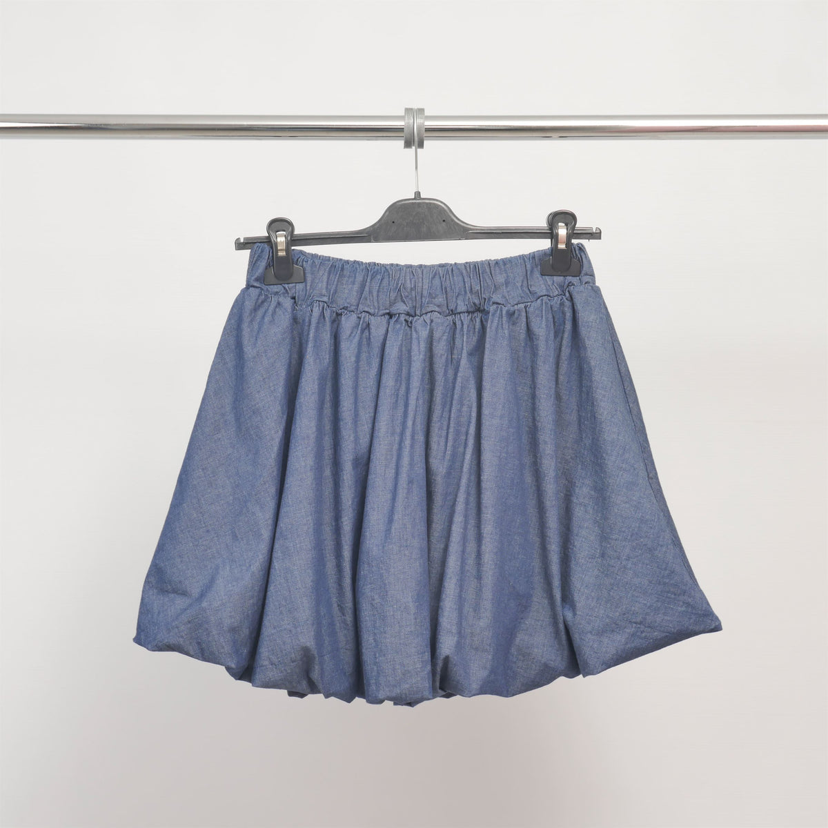 Jupe courte boule en denim léger   tdm10925