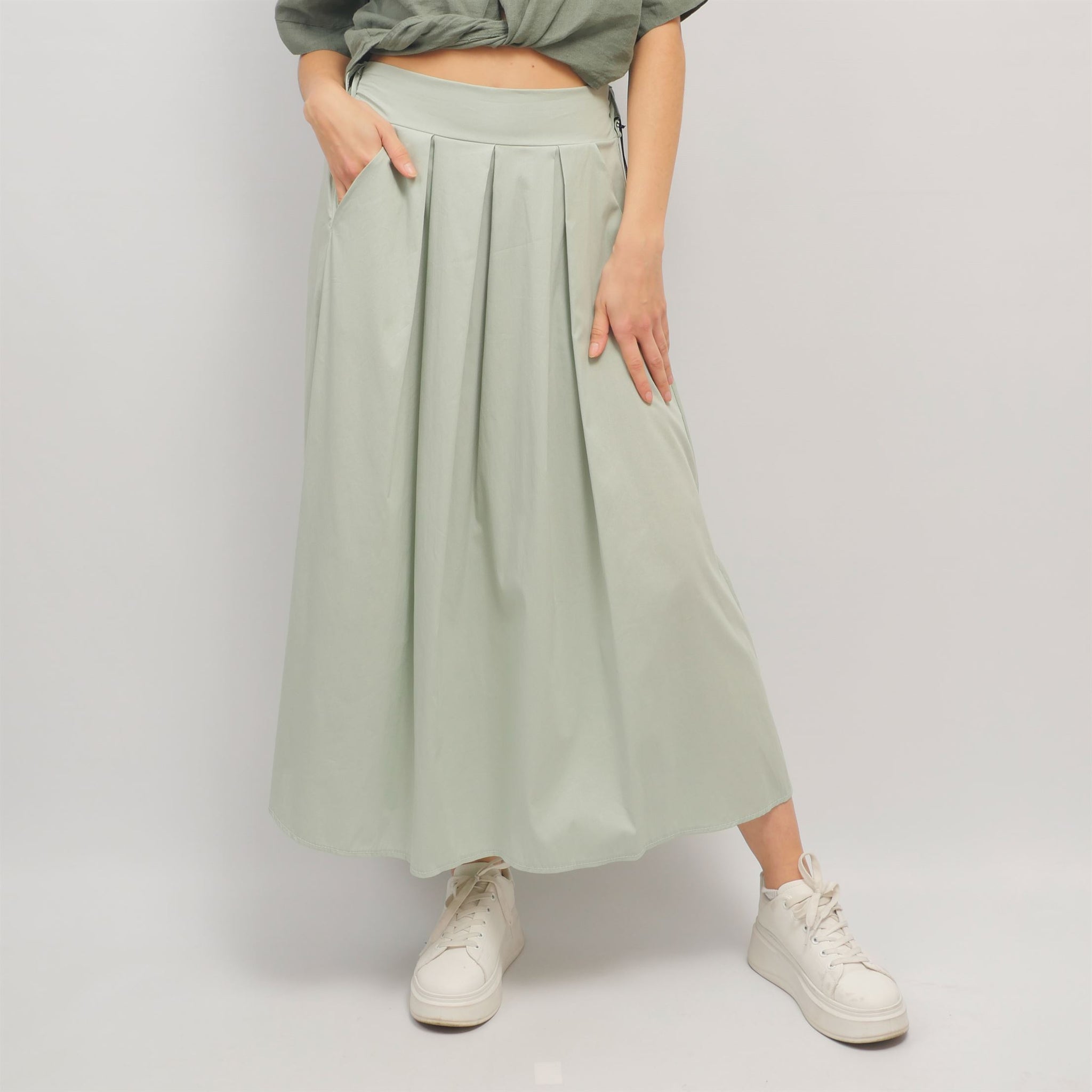 Jupe longue taille élastiquée – TDM52123-6