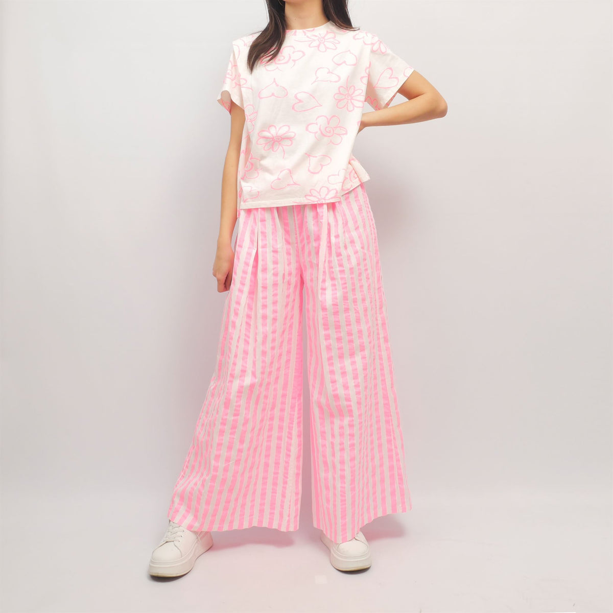 Pantalon  à rayures texturées – tdm19123 7