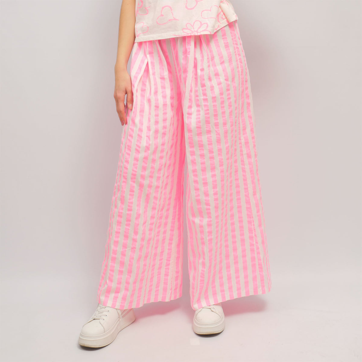 Pantalon  à rayures texturées – tdm19123 7