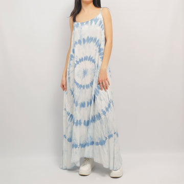 Robe longue tie & dye bretelles réglables – CSW3224