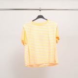 T-shirt rayé multicolore en coton stretch – TDM12124-11