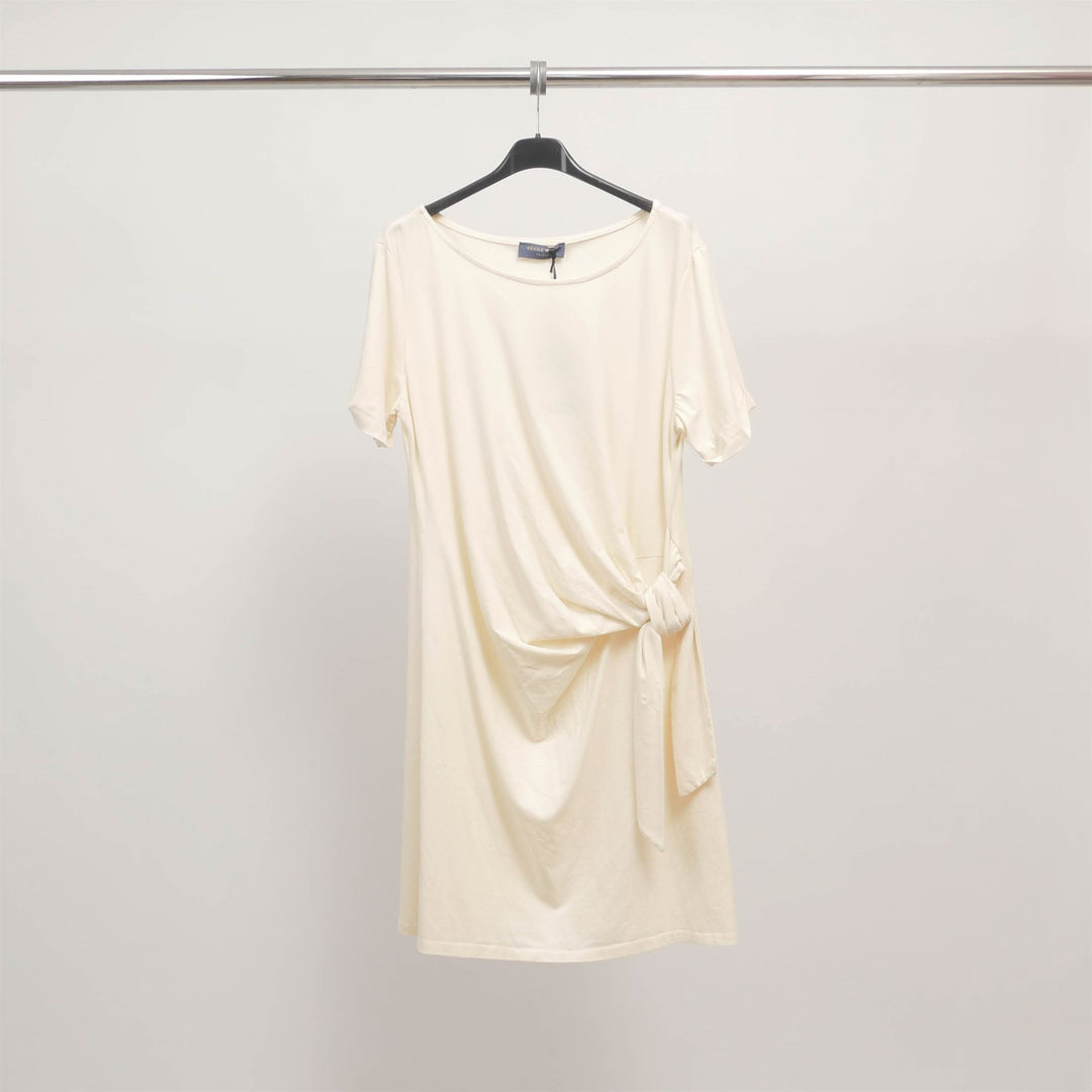 Robe en jersey nouée à la taille – TDM31125