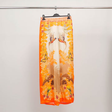 Pantalon fluide imprimé tropical multicolore – KD9088VS-4