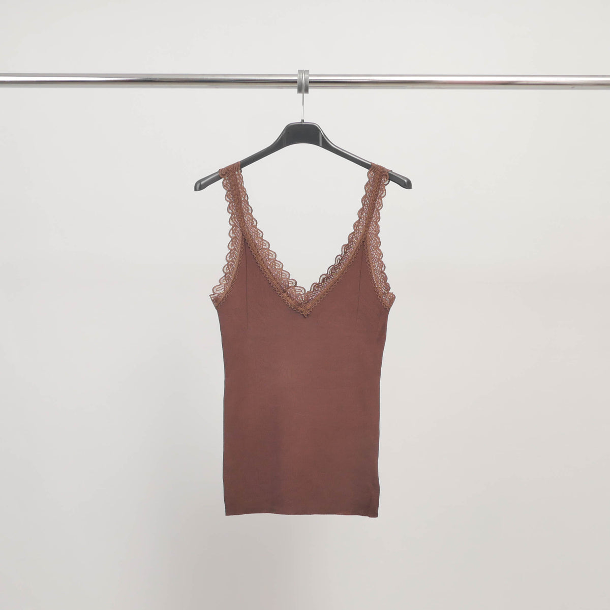 Stretch lace v neck tank top svd8002