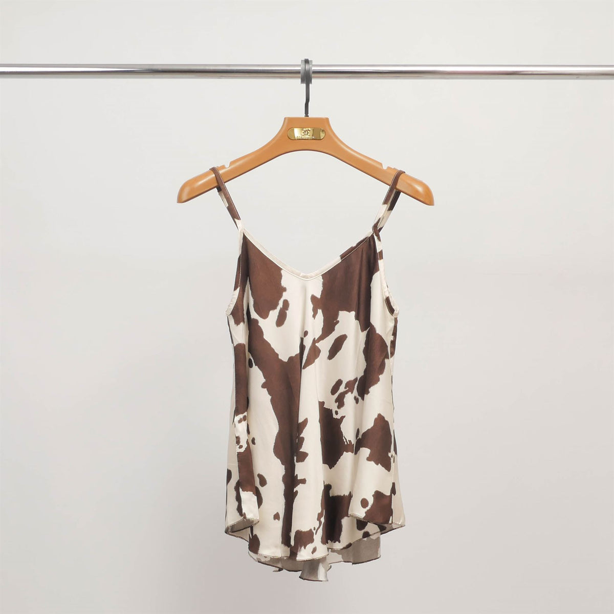 Flowy cow print tank top kd9173vs 2