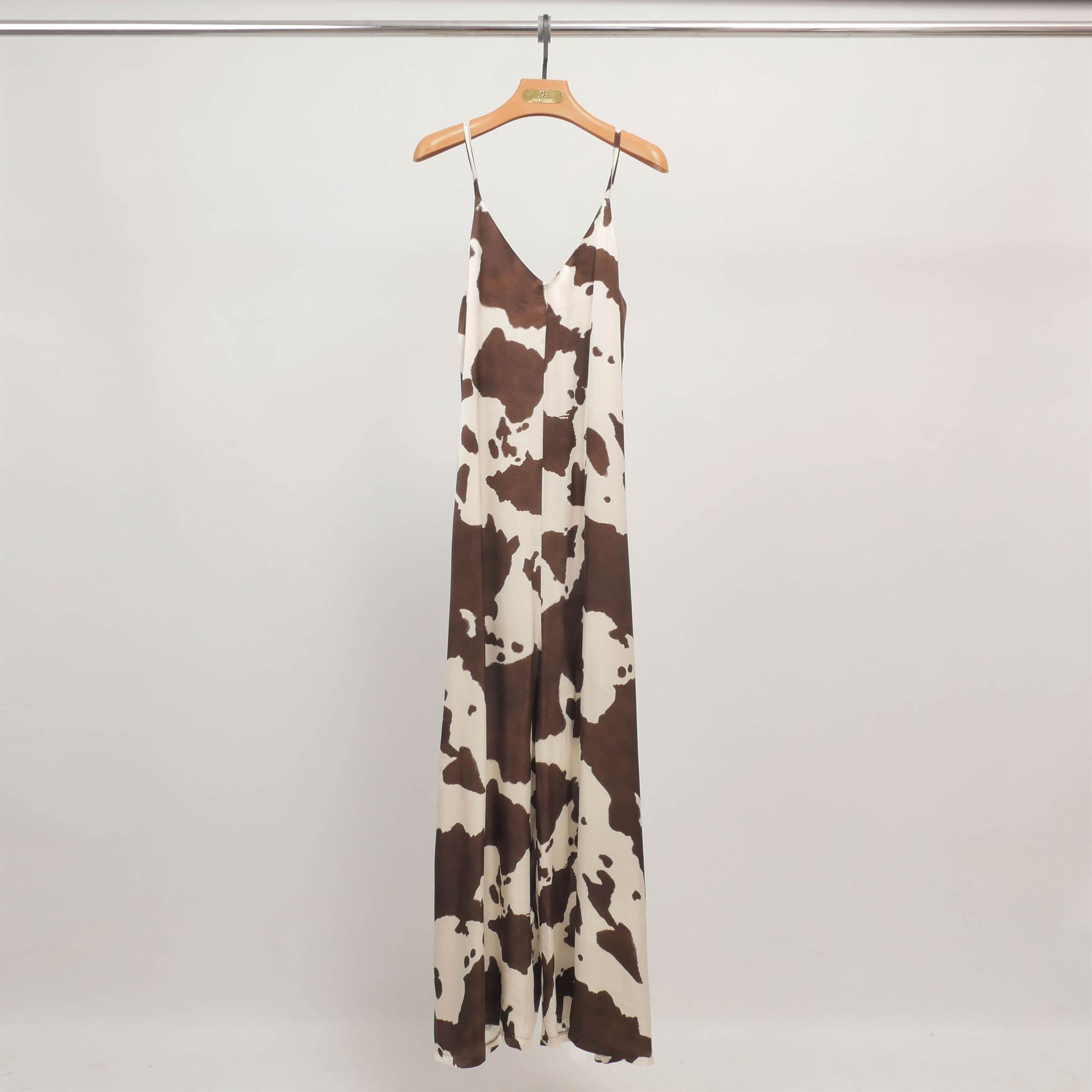 Combinaison longue imprimé vache à fines bretelles – KD50071VS