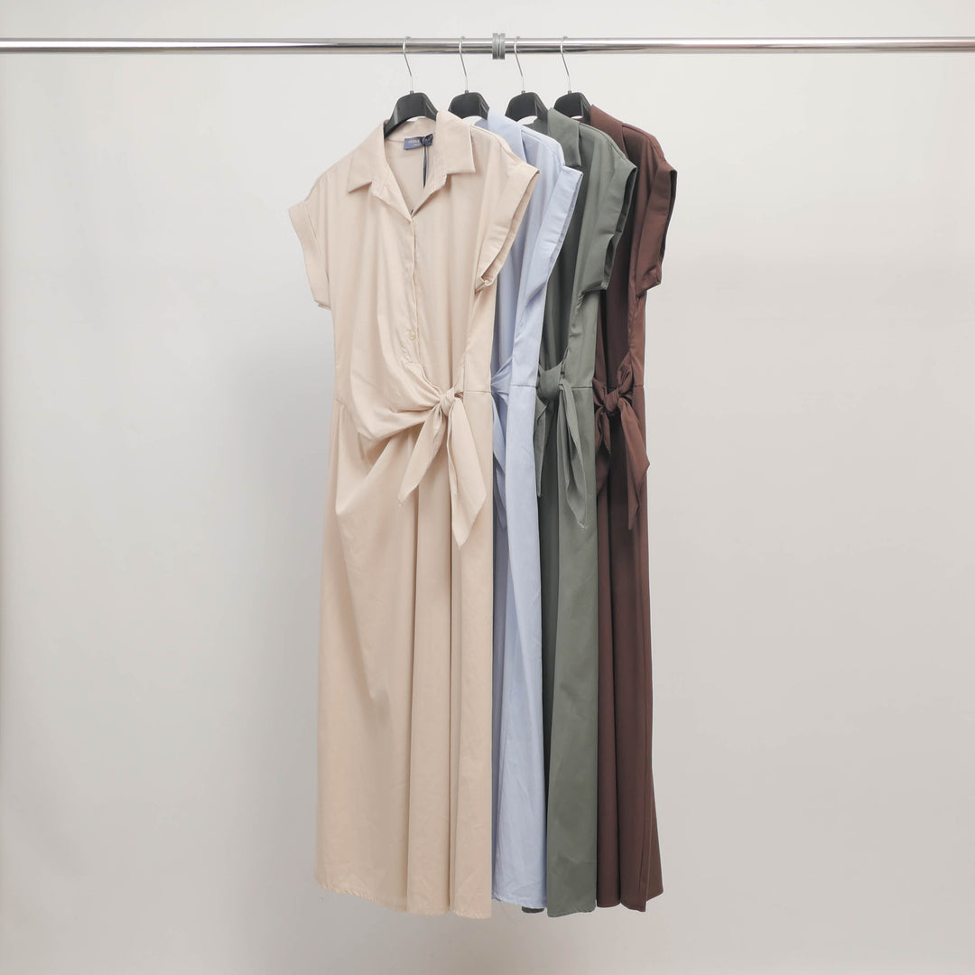 Robe chemisier ceinturée TDM23824-3