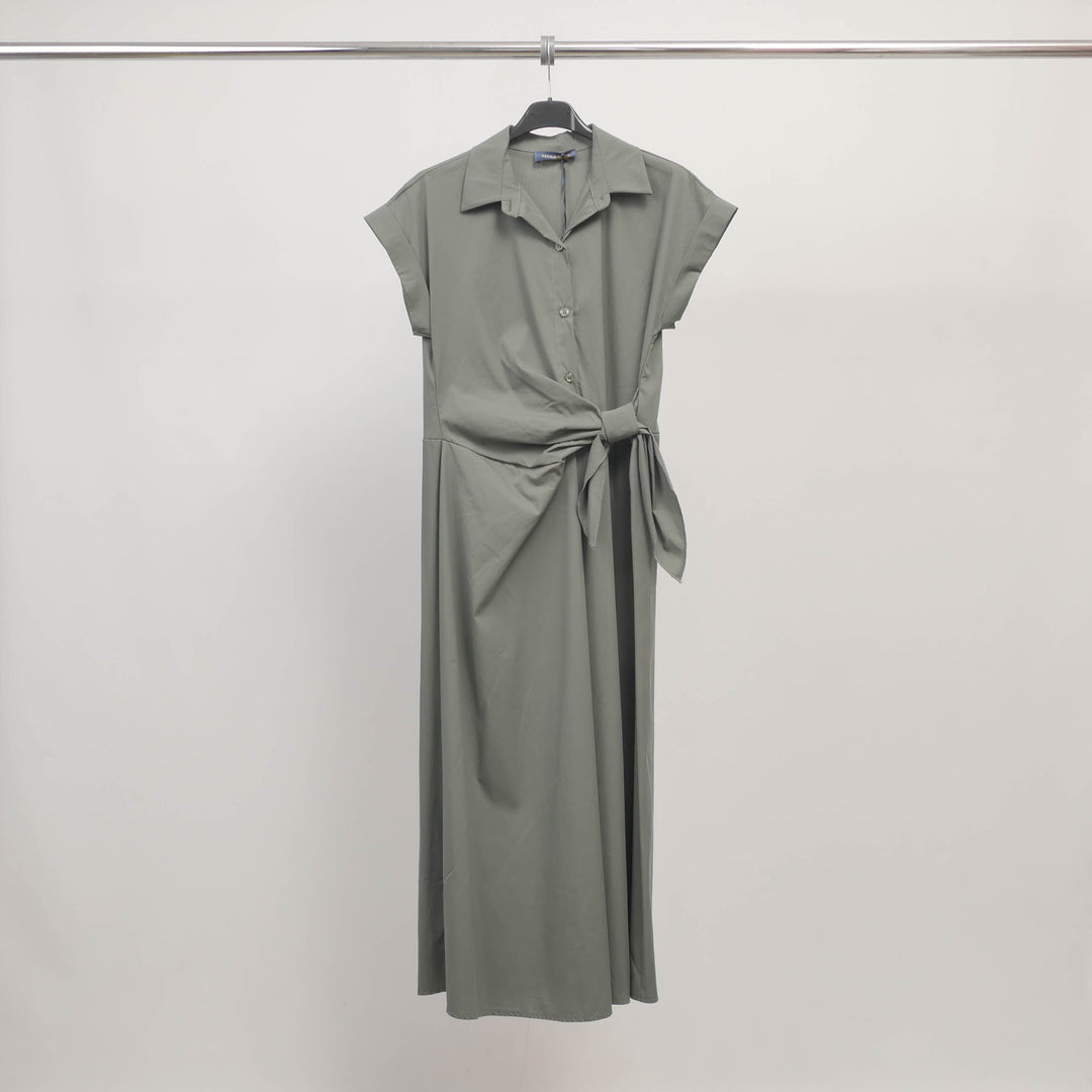 Robe chemisier ceinturée TDM23824-3