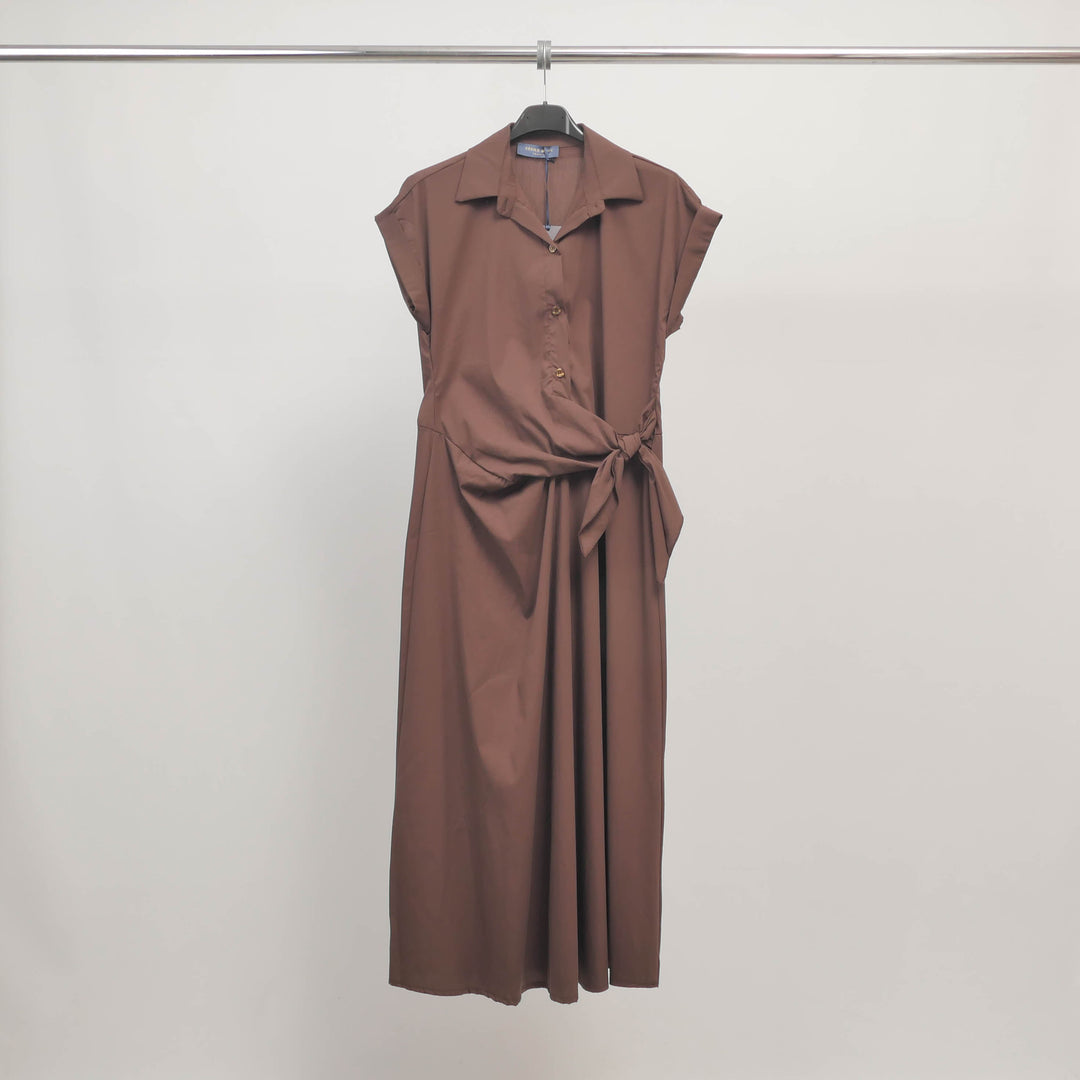 Robe chemisier ceinturée TDM23824-3