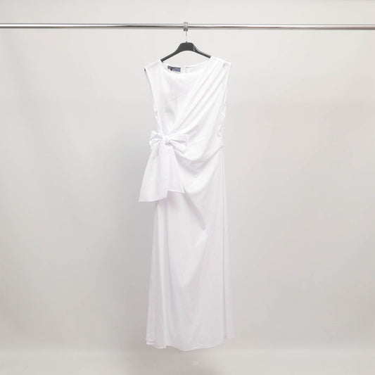 Robe longue sans manches à nœud latéral  TDM27125