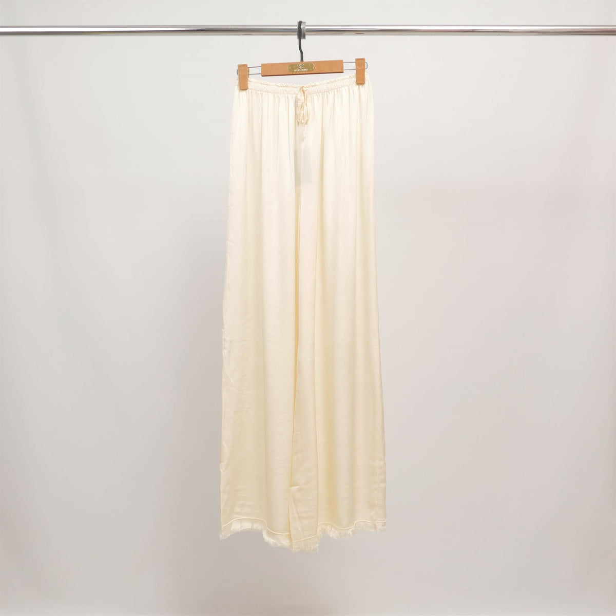 Wide leg flowing viscose trousers db22489vs