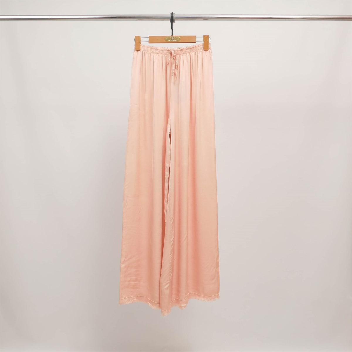 Wide leg flowing viscose trousers db22489vs