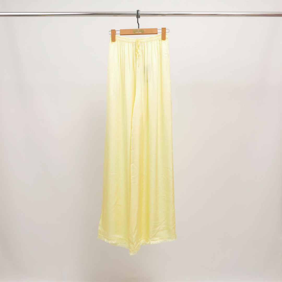 Wide-leg flowing viscose trousers DB22489VS