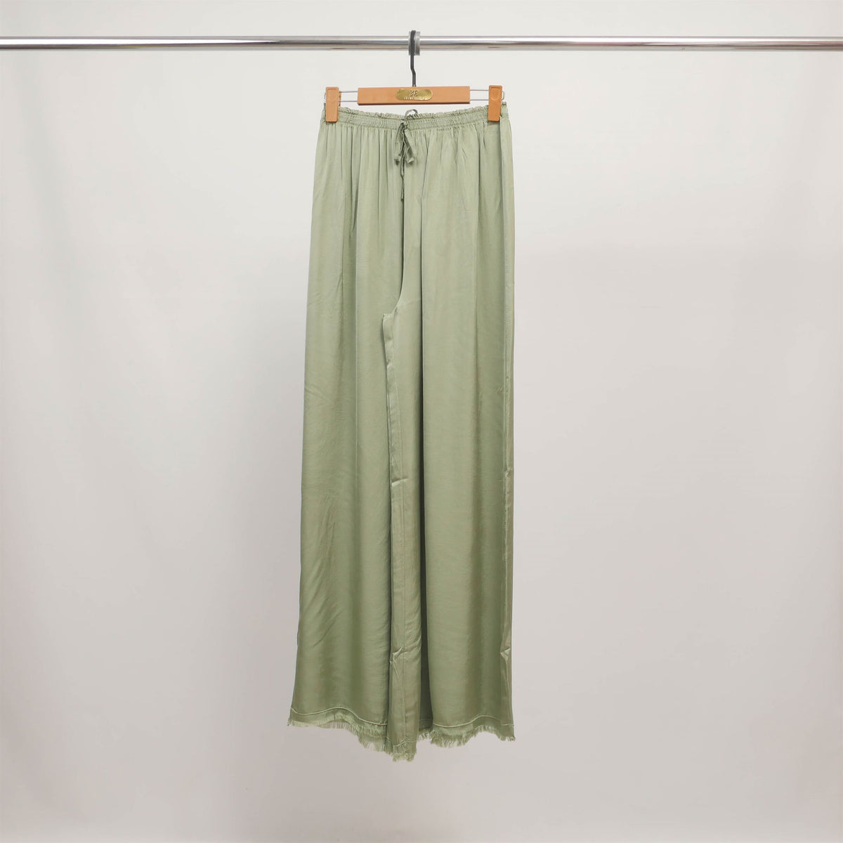 Wide leg flowing viscose trousers db22489vs