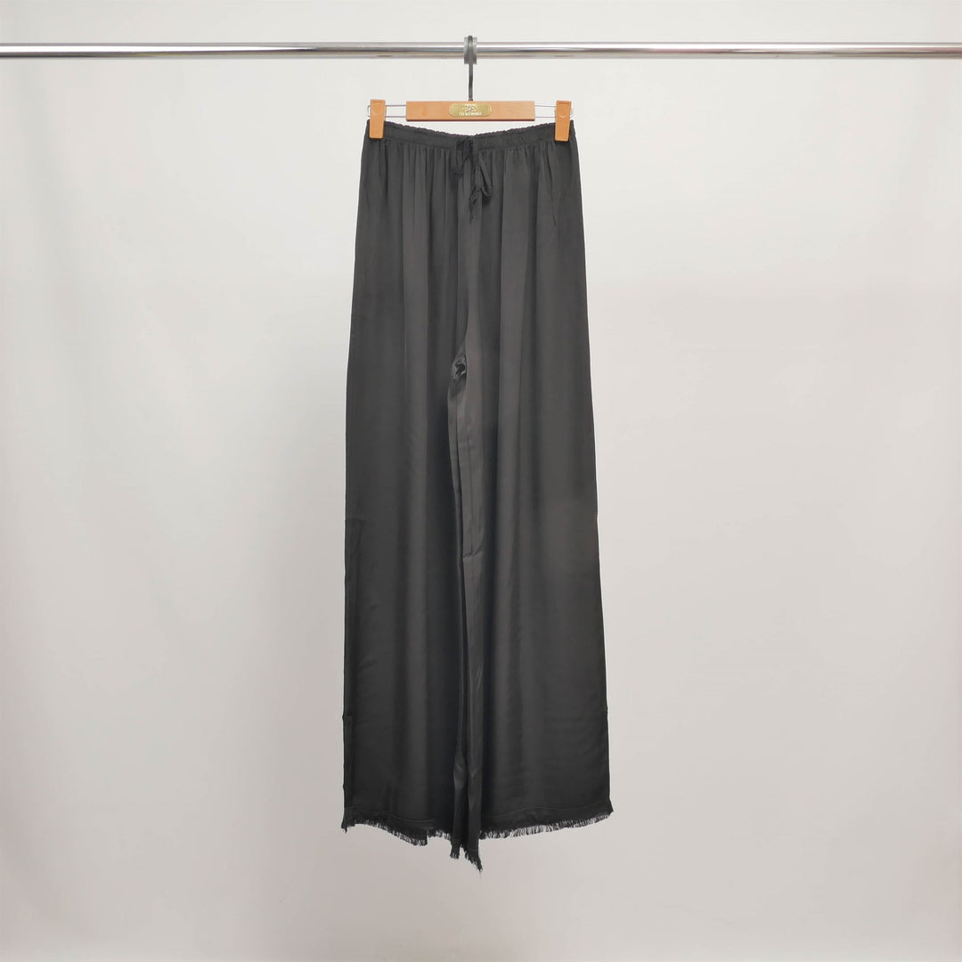 Wide-leg flowing viscose trousers DB22489VS