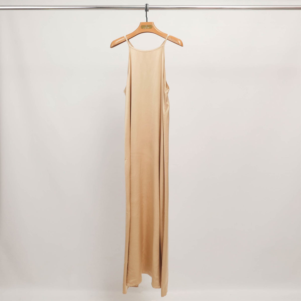 Long viscose dress with thin straps db13772vs