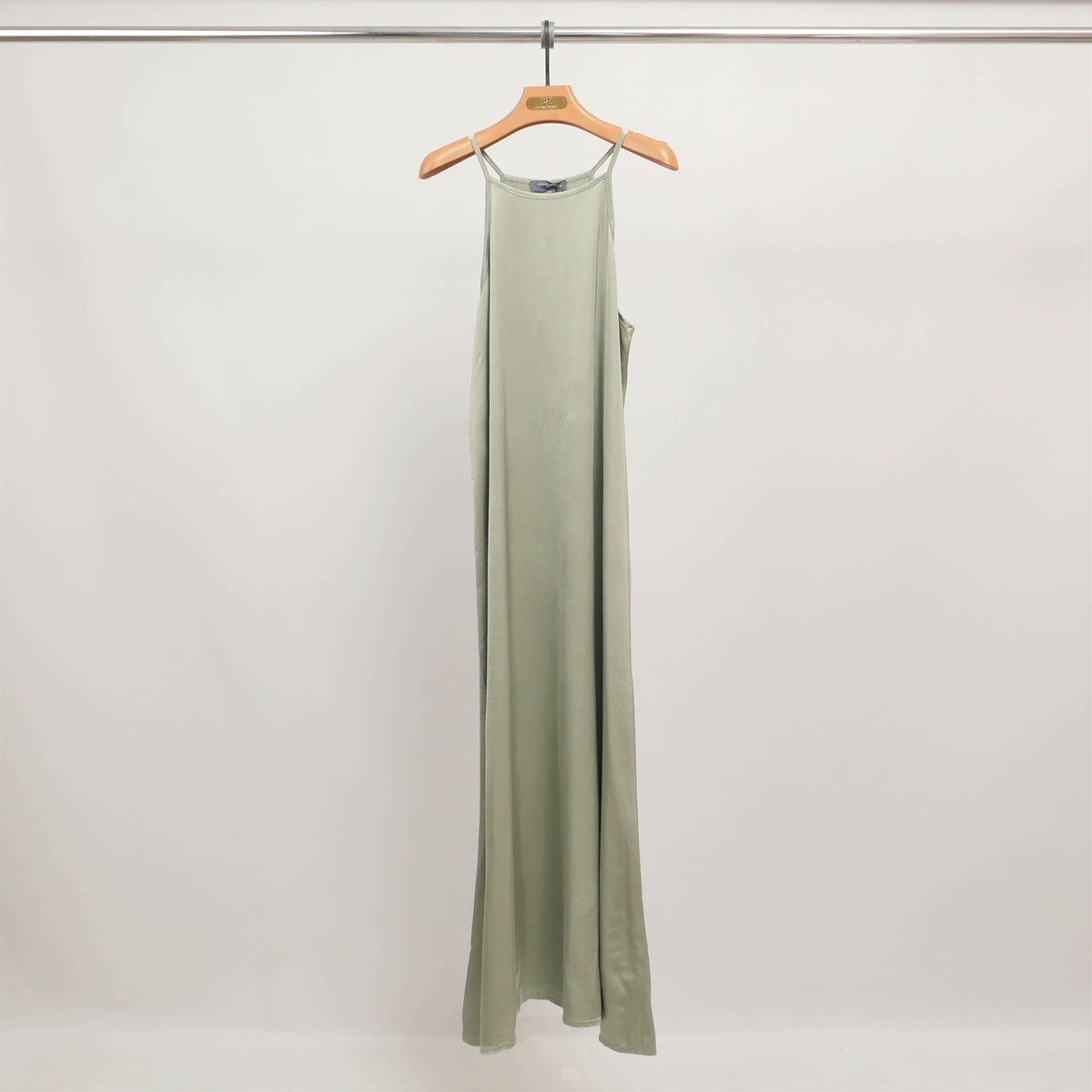 Long viscose dress with thin straps db13772vs