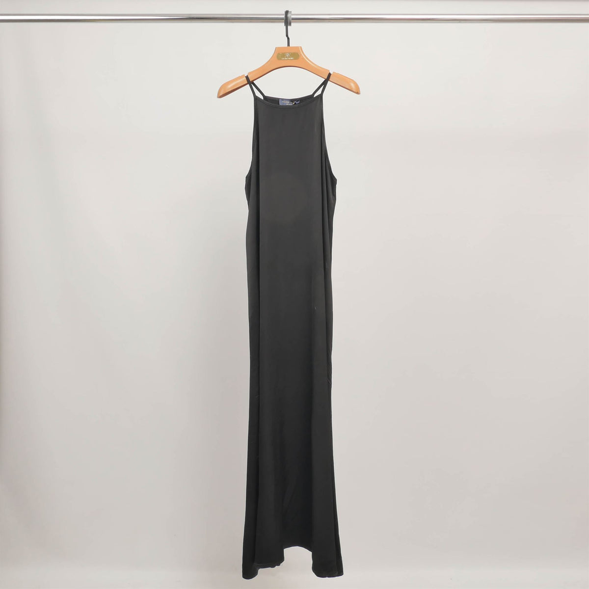 Long viscose dress with thin straps db13772vs
