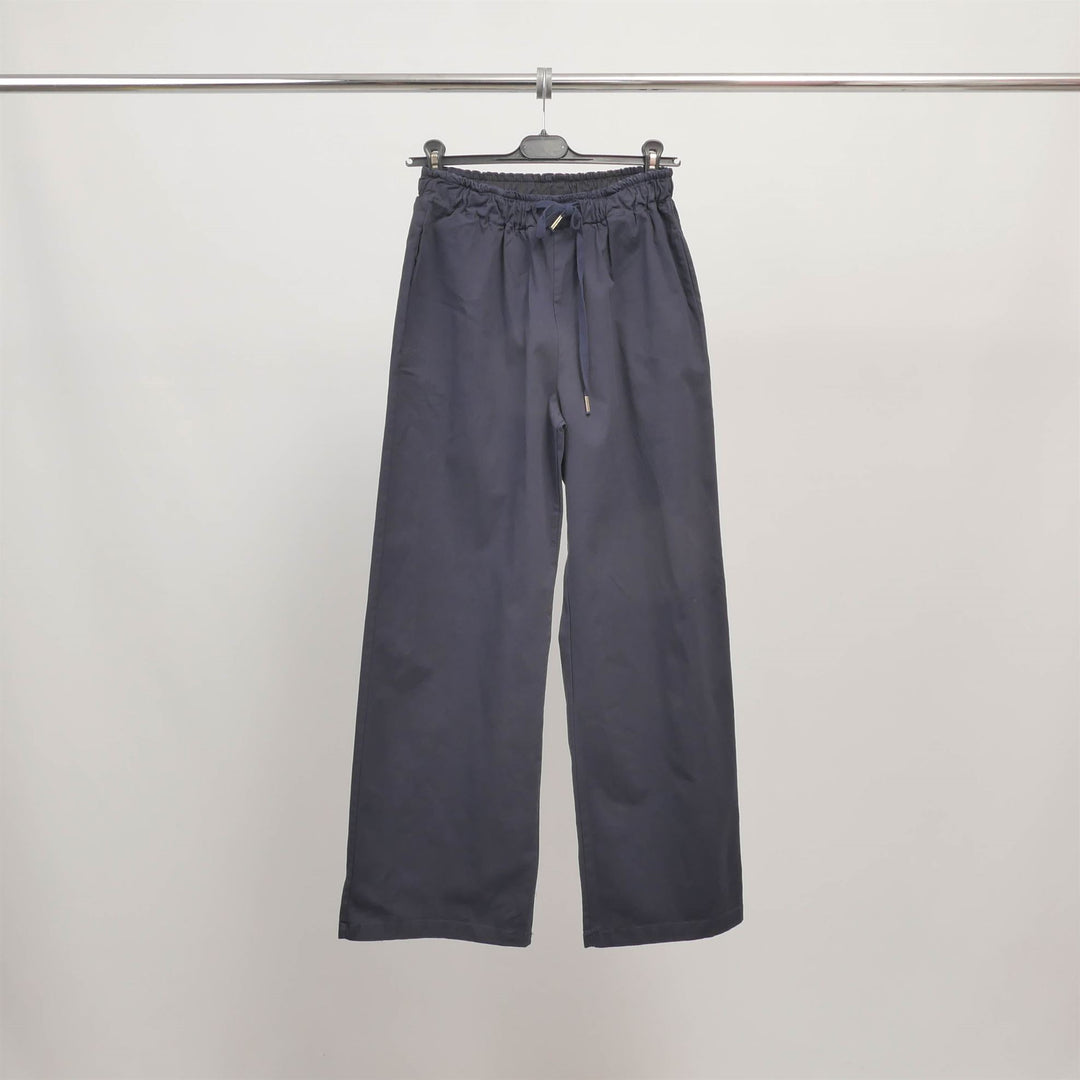 Straight-leg stretch cotton trousers CVA825149