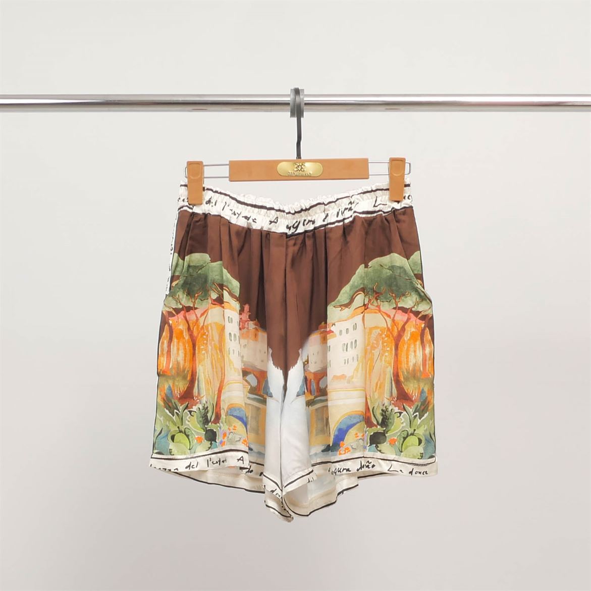 Landscape print shorts kd9121vs
