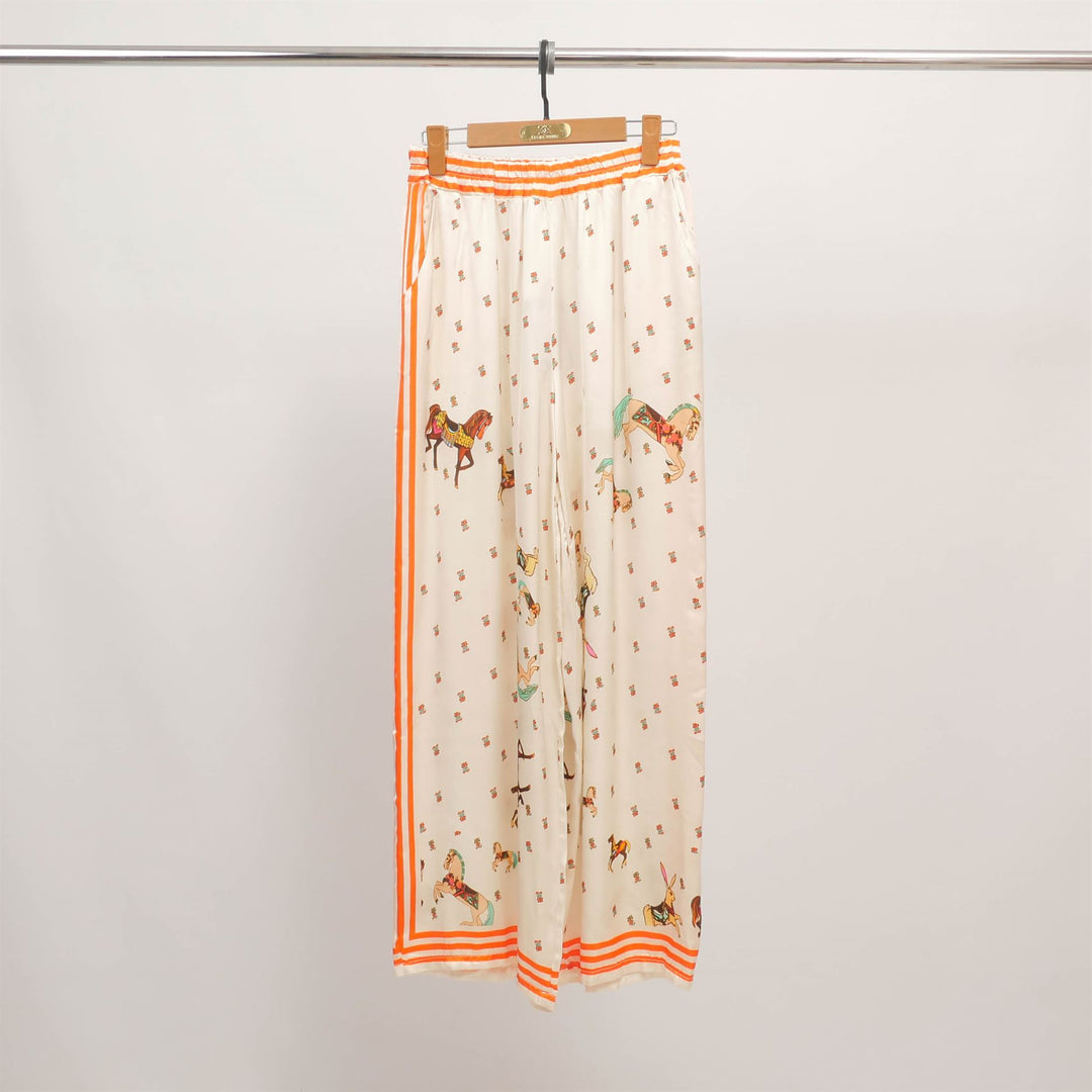 KD9088VS-6 Horse Print Trousers