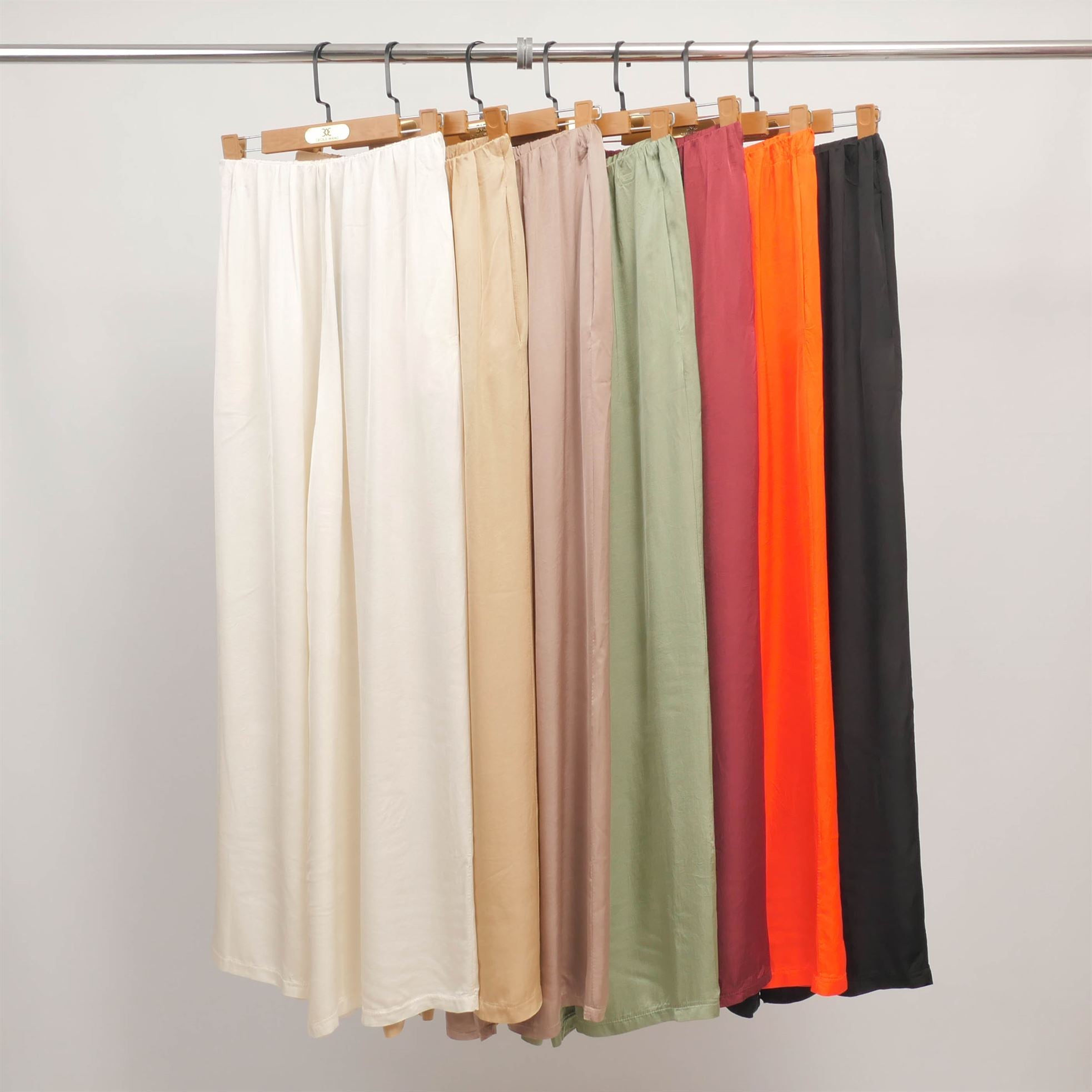 Pantalon fluide taille élastique DB14490