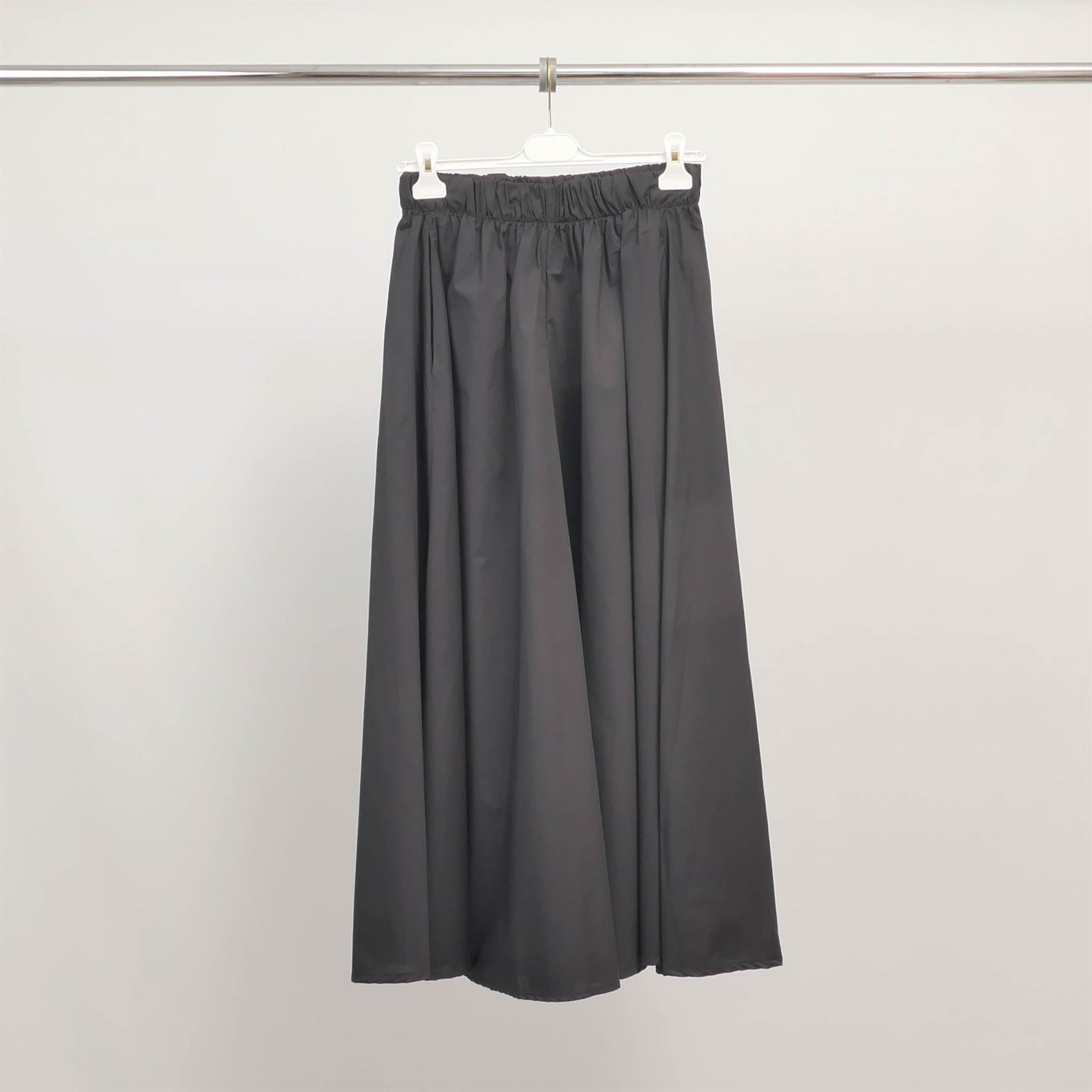 Pantalon ample en coton taille élastiquée  BCG02387