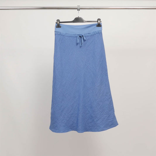 Jupe longue en lin avec taille élastique – TDM57825