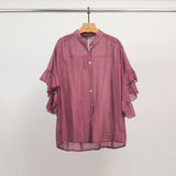 Chemise ample à manches volantées  DB84091