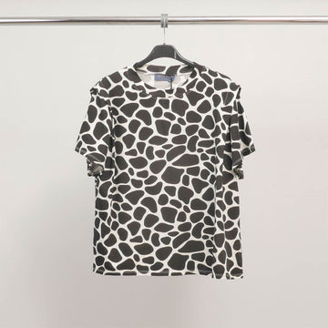 T-shirt imprimé tache effet animalier TDM12124-12