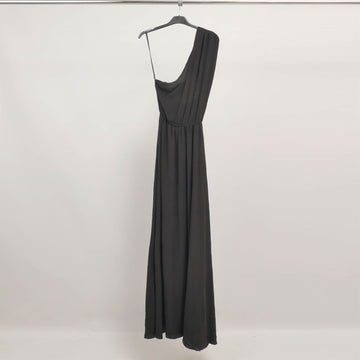 Robe longue asymétrique à bretelle fine TDM55825