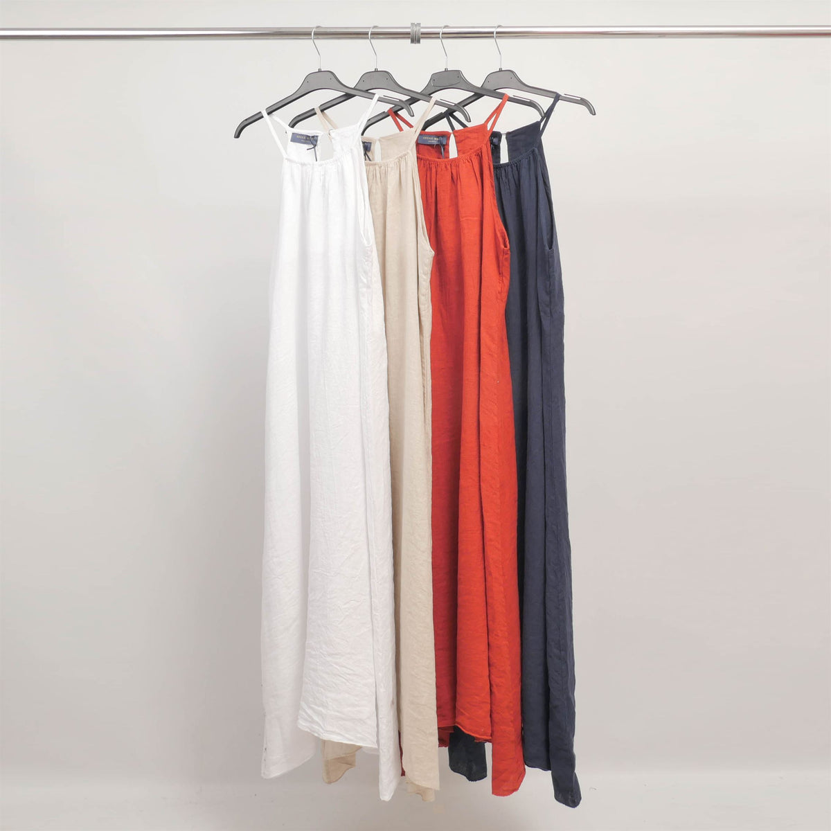 Long linen racerback dress tdmk513 9