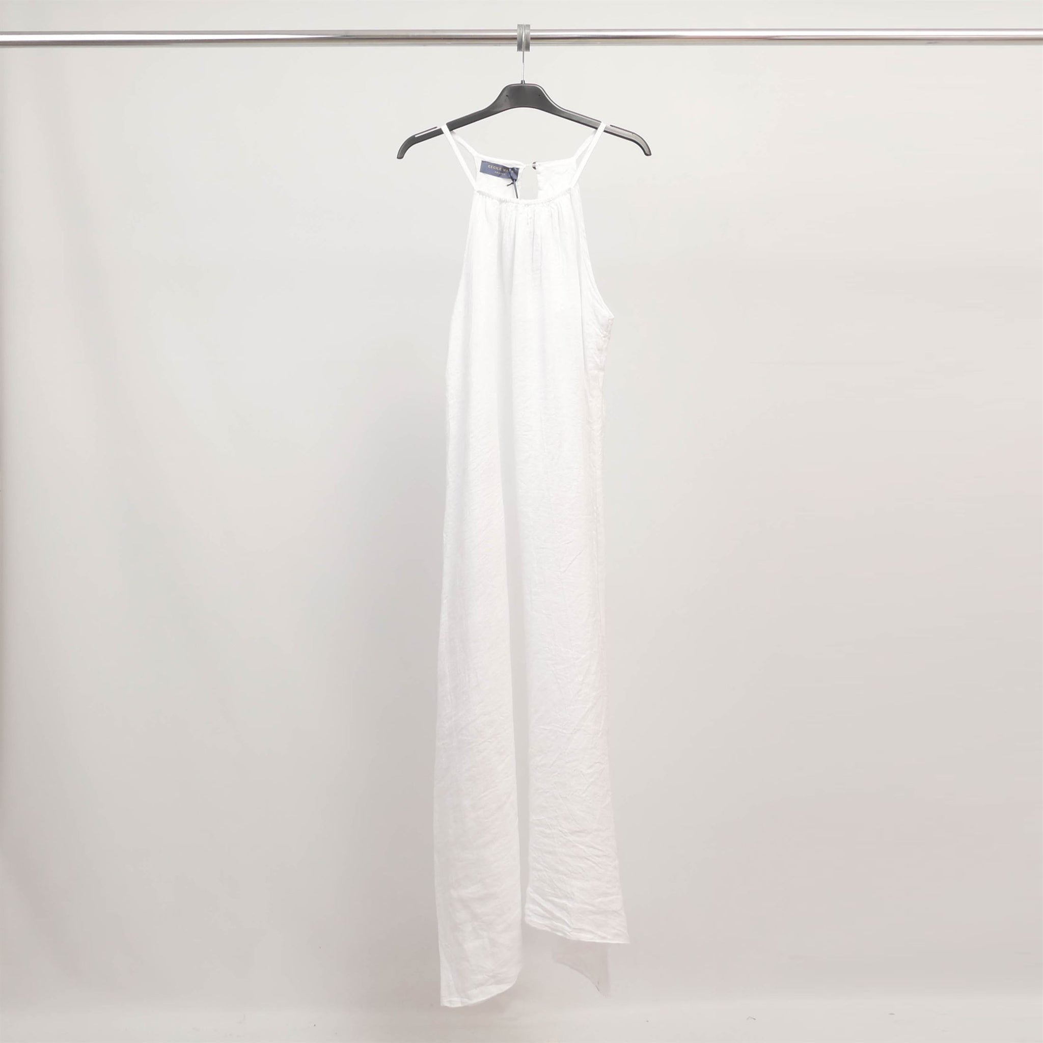 Robe longue dos nageur en lin  TDMK513-9