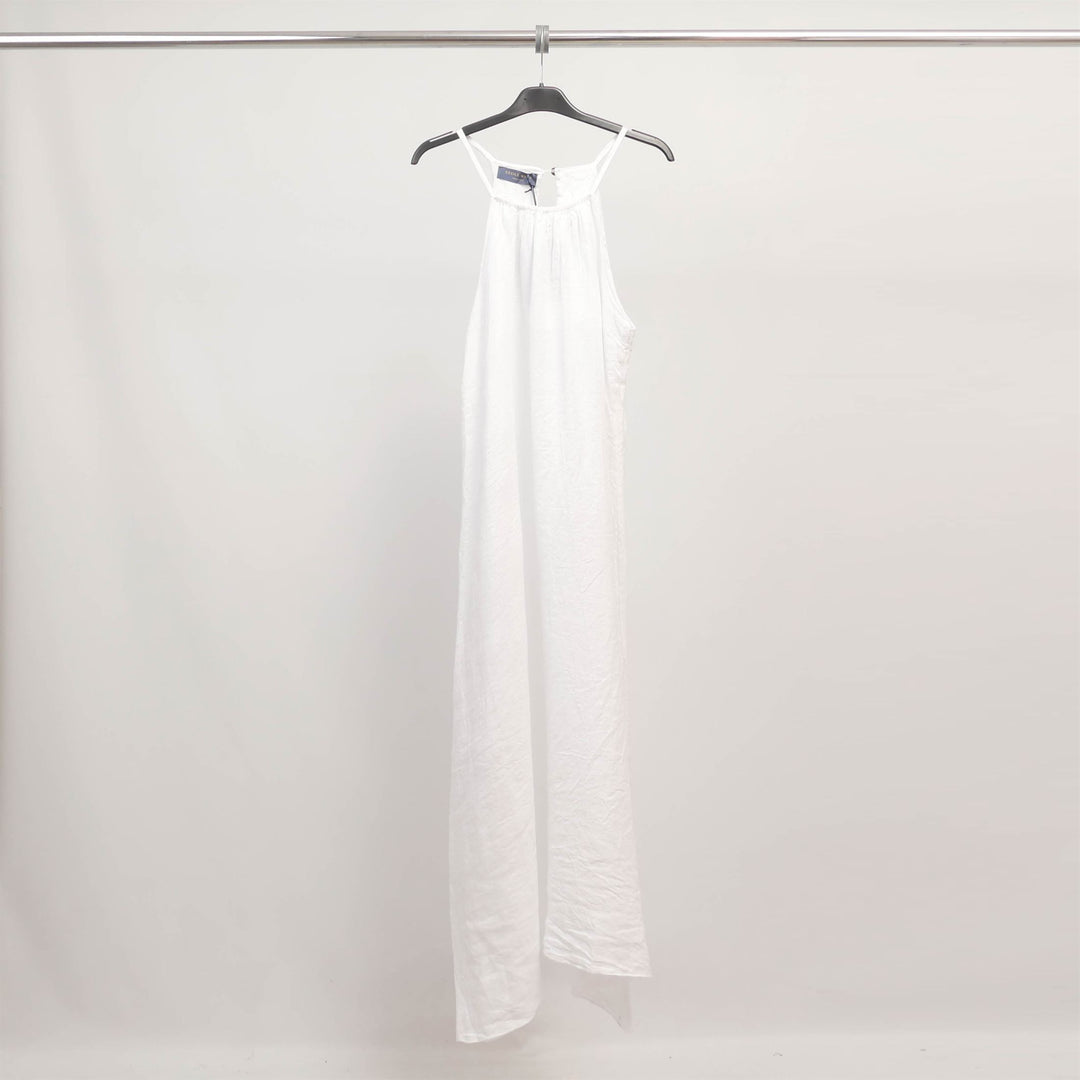 Long linen racerback dress TDMK513-9