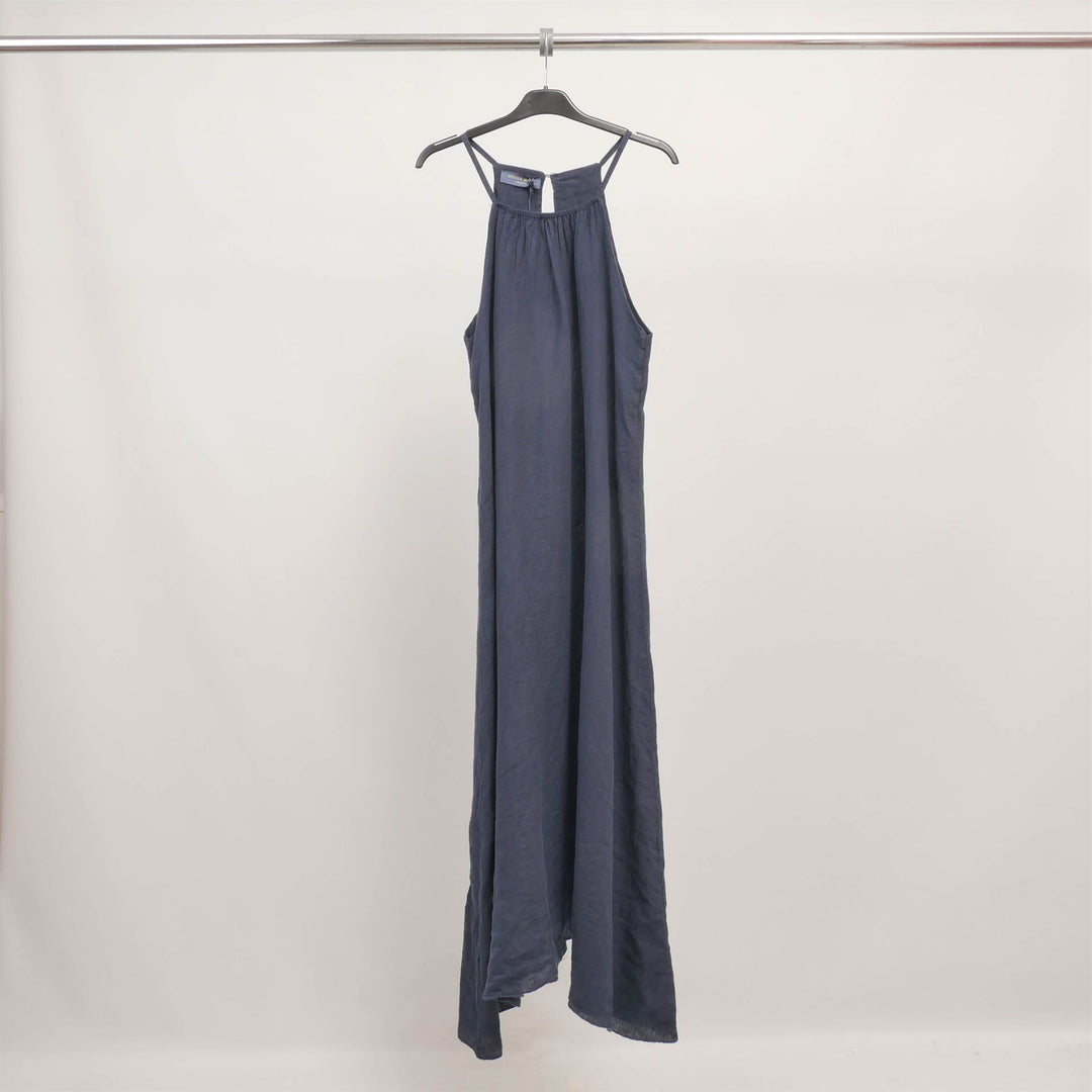 Long linen racerback dress TDMK513-9