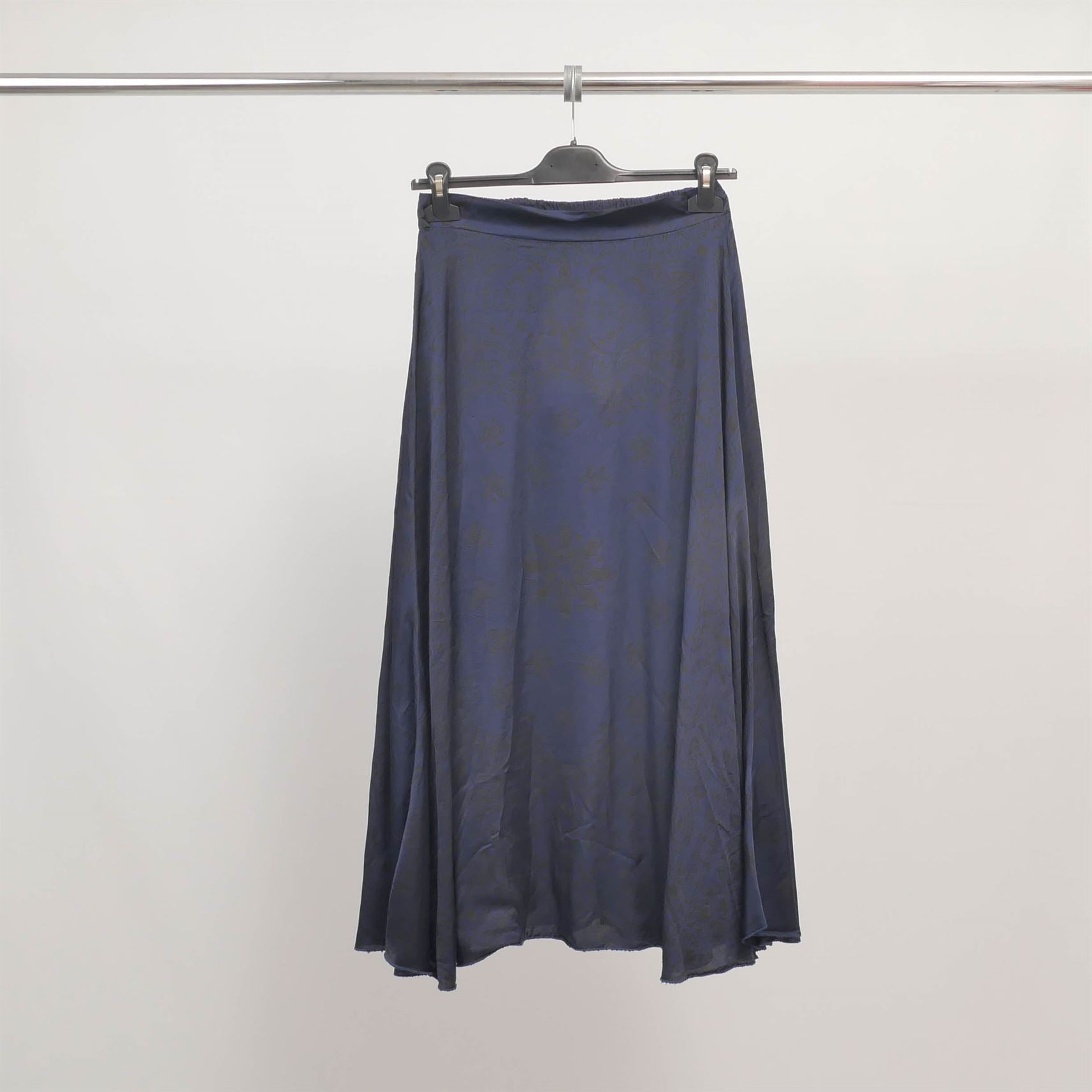 Jupe longue imprimé cachemire en viscose TDM31919-15