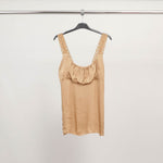 Load image into Gallery viewer, Viscose tank top with lace straps TDM9649
