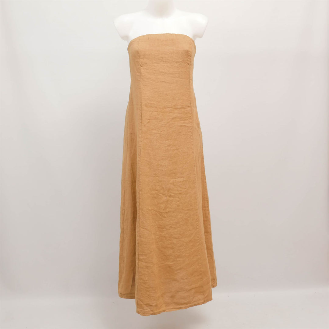 Robe smockée en lin coloré – TDM57025