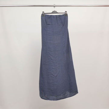 Robe smockée en lin coloré – TDM57025