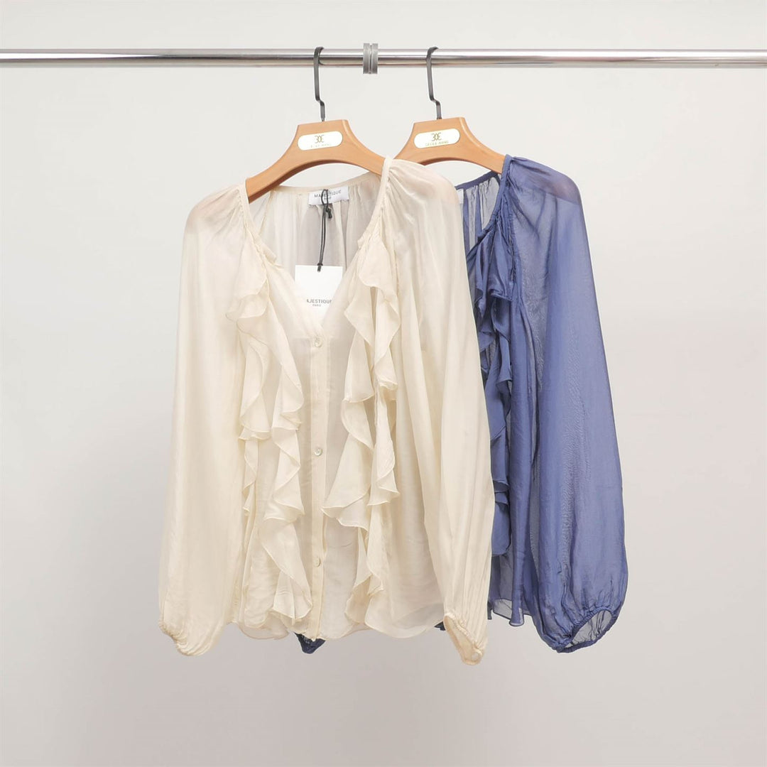 Flowy ruffled shirt CFM32233
