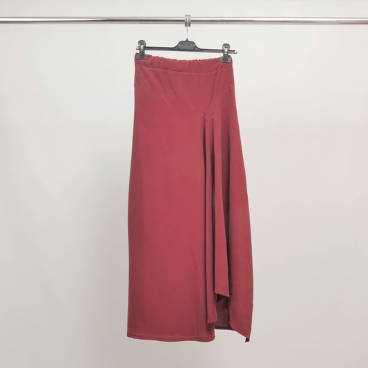 Jupe midi fluide à pans asymétriques TDM59725