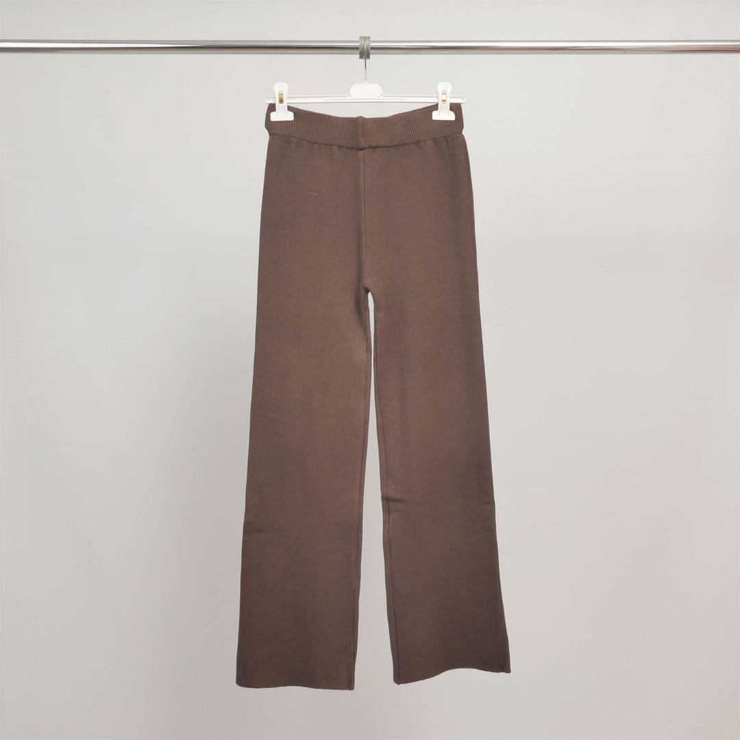 Pantalon Maille Coupe Droite Ultra-Confort HY1728