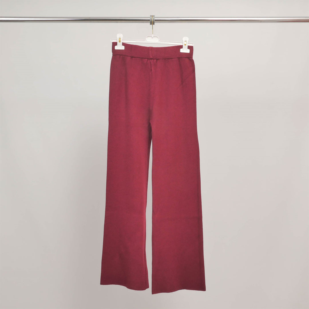 Pantalon Maille Coupe Droite Ultra-Confort HY1728