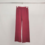 Ultra-Comfortable Straight Leg Knit Trousers HY1728