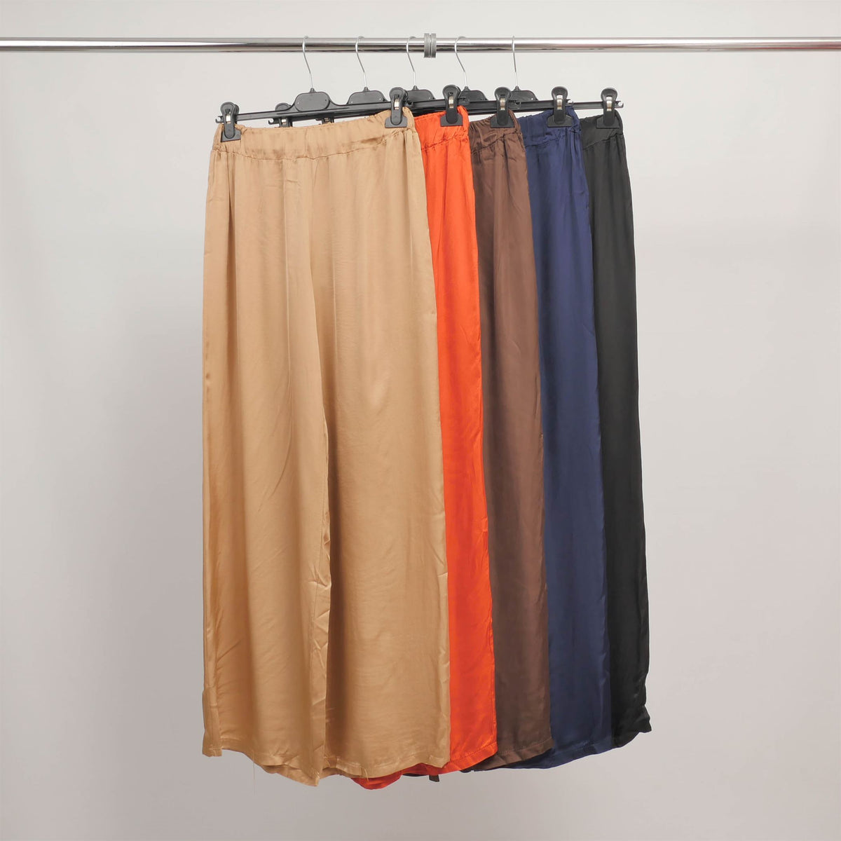 Wide leg flowing viscose trousers tdm26320vs 2