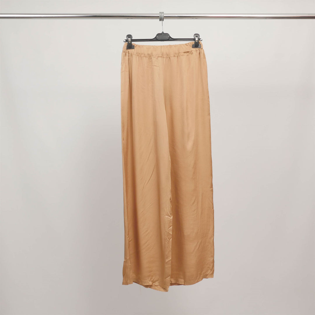 Wide-leg flowing viscose trousers TDM26320VS-2